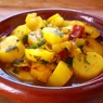 Фотография рецепта Картофельный салат с клюквой и яблочным соусом автор Masha Potashova