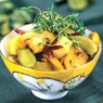 Фотография рецепта Картофельный салат с солеными огурцами и грибами автор Аленка Карлова