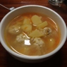 Фотография рецепта Картофельный суп с фрикадельками автор Динара Хужина