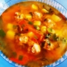 Фотография рецепта Картофельный суп с фрикадельками автор Татьяна Петрухина