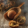 Фотография рецепта Картофельный колобок с копченым гусем автор Еда