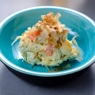 Фотография рецепта Картофельный салат с беконом и стружкой бонито автор Еда