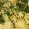 Фотография рецепта Картофельный салат с укропом автор Анастасия Ложникова