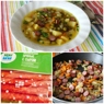 Фотография рецепта Картофельный суп с зеленым горошком и пряными колбасками автор Татьяна Петрухина