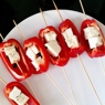 Фотография рецепта Кебаб из перцев и сыра халуми на гриле автор Natali