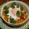 Фотография рецепта Кедгери копченая семга с рисом луком и яйцом автор ЛАРОЧКА