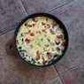 Фотография рецепта Киш с помидорами черри базиликом и сыром автор Nastya B