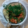 Фотография рецепта Кислосладкие куриные бедрышки с морковью и зеленью автор Настя Муравицкая