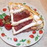 Фотография рецепта Клубничный пирог с яблоком автор Елена Мирошник