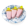 Фотография рецепта Клубничное мороженоечизкейк на палочке popsicle автор Еда