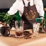 Фотография рецепта Кофейный коктейль на основе эспрессо со вкусом миндаля и пряника автор Support 1