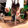 Фотография рецепта Кофейный коктейль с арахисовой халвой и кленовым сиропом автор SUPPORT 2