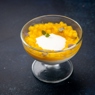 Фотография рецепта Кокосовая паннакотта с манго автор Еда
