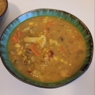 Фотография рецепта Кокосовый дал  вегетарианский суп из чечевицы автор Эмилия Маре