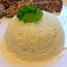 Фотография рецепта Кокосовый рис с кафрским лаймом автор Екатерина Белогрудова
