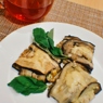 Фотография рецепта Конвертики из баклажанов с сыром автор Елизавета