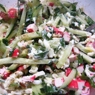Фотография рецепта Крабовый салат с огурцом и зеленым луком автор Татьяна Петрухина