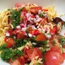 Фотография рецепта Крабовый салат с помидорами и сладким перцем автор Татьяна Петрухина