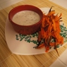 Фотография рецепта Крем с пармезаном и морковные чипсы автор Katrina