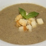 Фотография рецепта Крем суп из баклажанов с креветками автор Елена Хвалина