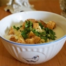 Фотография рецепта Кремсуп из цветной капусты с сыром и сухариками автор Кристина Карабина