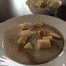 Фотография рецепта Кремсуп из шампиньонов и картофеля автор Олеся Шишко