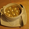 Фотография рецепта Кремсуп из шампиньонов на курином бульоне автор Анастасия