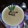Фотография рецепта Кремсуп из шампиньонов с чесноком автор Эллина Шомахова
