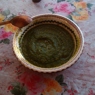 Фотография рецепта Кремсуп из шпината с топинамбуром автор Лиза Хлоповская