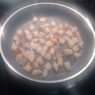 Фотография рецепта Кремсуп из тыквы с беконом рукколой и крутонами автор Оля Дубинина