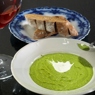 Фотография рецепта Кремсуп с чесноком и зеленым горошком автор Еда