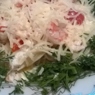 Фотография рецепта Креветки в сливочном соусе и помидорами черри автор Полина Петрова