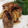 Фотография рецепта Кролик с яблоками и черносливом в горчичномедовом соусе автор Валентина