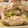 Фотография рецепта Кролик со сметаной и грибами автор Мария Скворцова