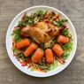 Фотография рецепта Кролик запеченный с морковью в духовке автор Алиса