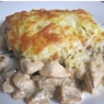 Фотография рецепта Курица с грибами запеченная под картофельносырной шубой автор smakovniza smakovniza