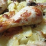 Фотография рецепта Курица с картофелем под сыром автор Татьяна Петрухина
