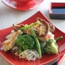Фотография рецепта Курица с китайской рисовой лапшой и грибами шиитаке автор Anita Ggdf
