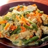 Фотография рецепта Курица со стручковой фасолью и овощами в сливочном соусе автор Анна Евгеньевна