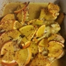 Фотография рецепта Курица в медовогорчичном маринаде с апельсинами автор Ксения А