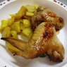Фотография рецепта Куриные крылышки в медовогорчичном соусе запеченные в духовке автор Татьяна Петрухина