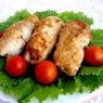 Фотография рецепта Куриные рулетики с грибами на сковороде автор Олечка Пивко
