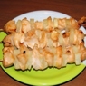 Фотография рецепта Куриные шашлычки с ананасами в духовке автор Алена