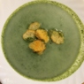 Фотография рецепта Куриный кремсуп со шпинатом и сливками автор Евгения