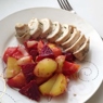 Фотография рецепта Куриный рулет с запеченными овощами автор Юлия