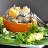 Фотография рецепта Куриный салат с апельсином автор Nata Natallienka