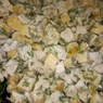Фотография рецепта Куриный салат с маринованными грибами и сыром автор Надежда Билецкая