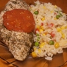 Фотография рецепта Куриное филе с помидорами запеченное в духовке автор Ална