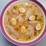 Фотография рецепта Куриный суп с лапшой и перепелиными яйцами автор Лоскутова Марианна