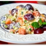Фотография рецепта Куриный салат с фруктами орехами и изюмом автор Anita Ggdf